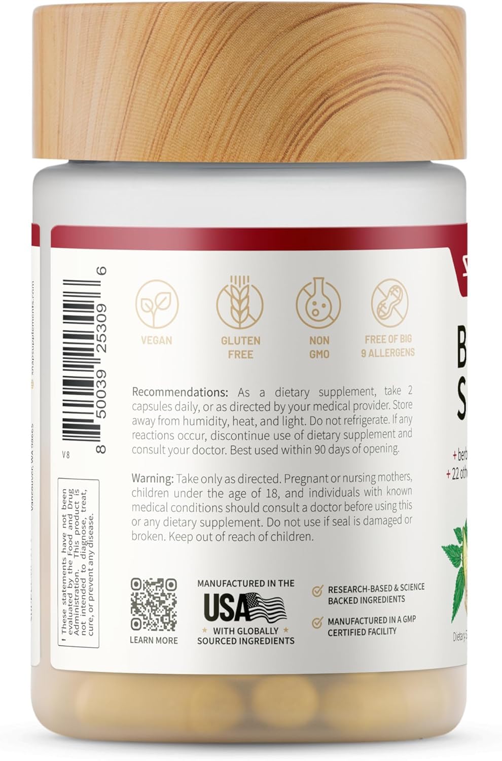 US-made label indicating USA manufacturing