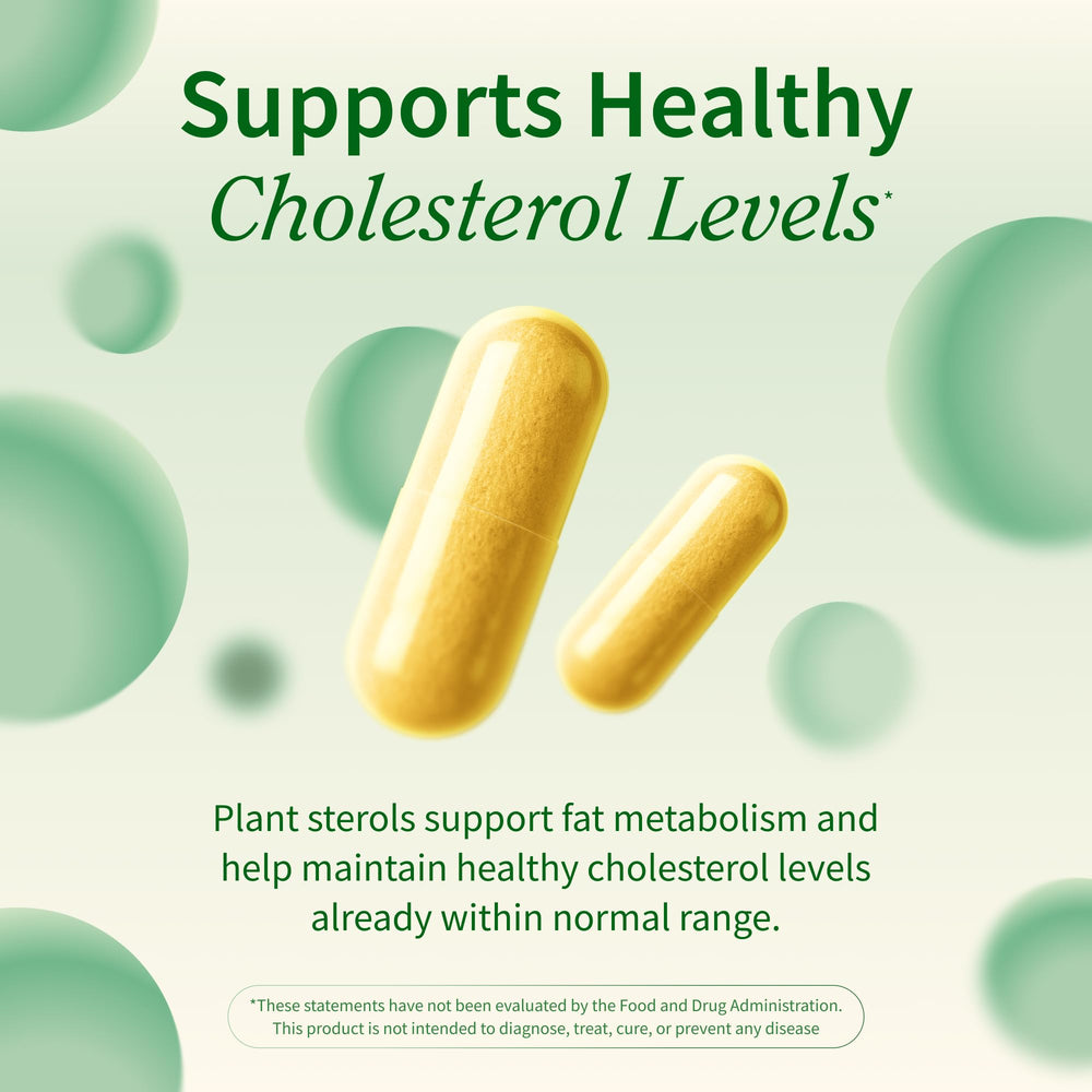 Packaging and bottle display of Snap Supplements Cholesterol Health