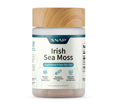 Irish sea moss capsules with bladderwrack ingredients