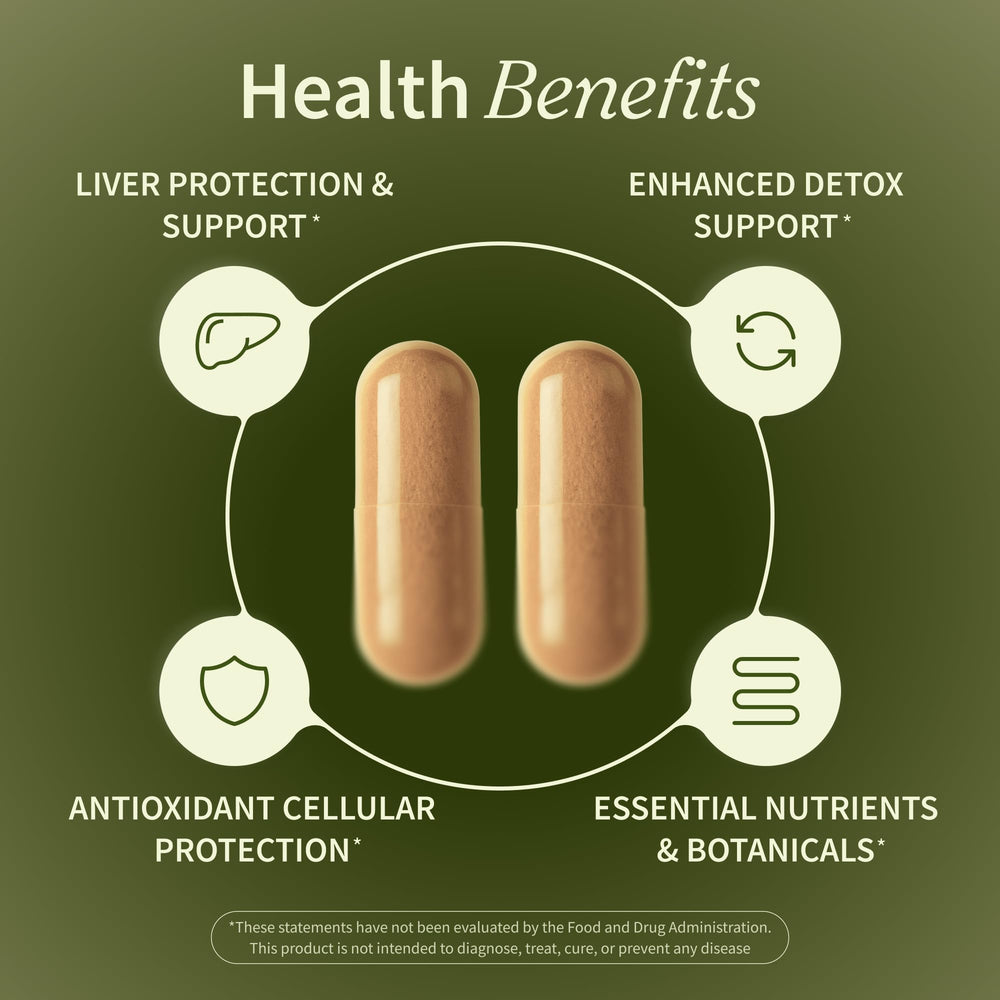 Milk thistle and artichoke extract for liver support