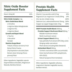 Nutritional ingredients and capsules on a display