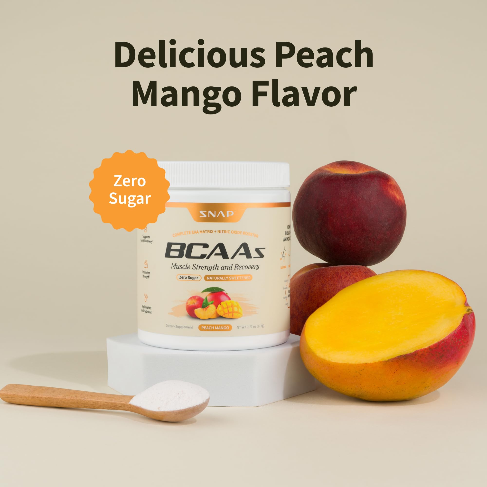No artificial flavors claim on Snap Supplements packaging