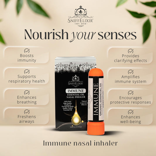 SniffElixir nasal inhaler stick aromatherapy for on-demand calm