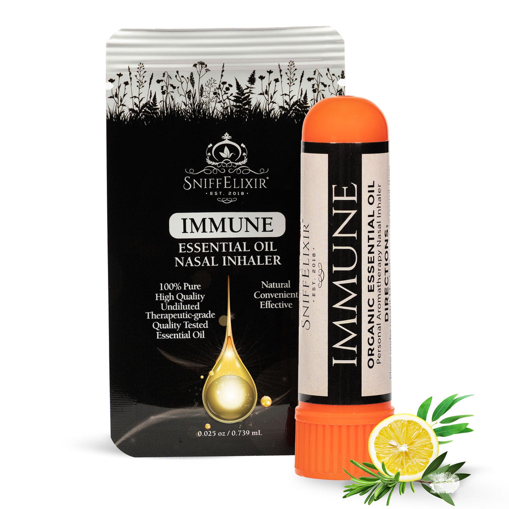 SniffElixir nasal inhaler stick focused on immune balance for daily wellness