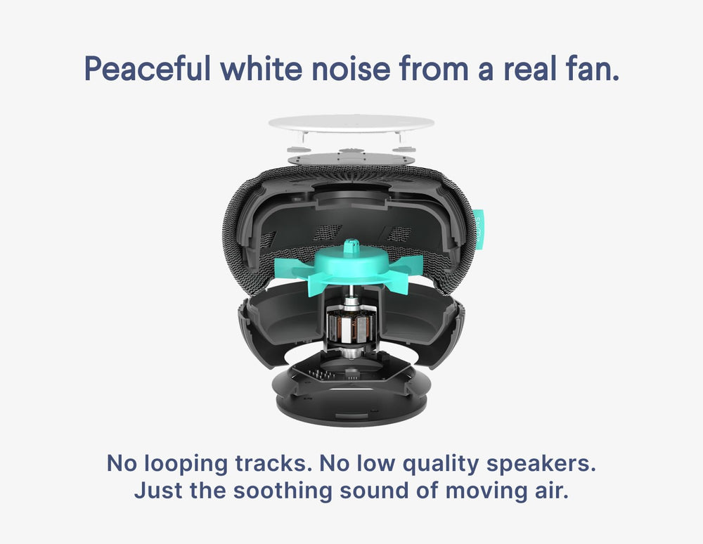 SNOOZ volume levels image highlights ten levels to mask varied noises