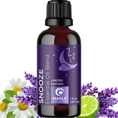 Snooze Blend diffuser with lavender and chamomile for sleep