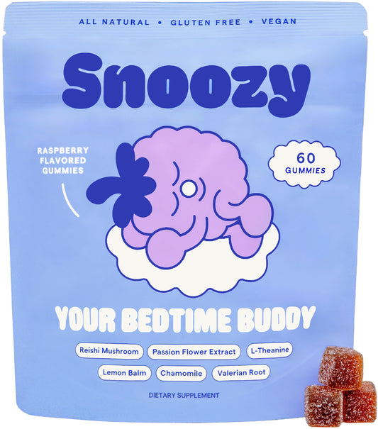 Main product image of Snoozy Bedtime Buddy Raspberry Gummies