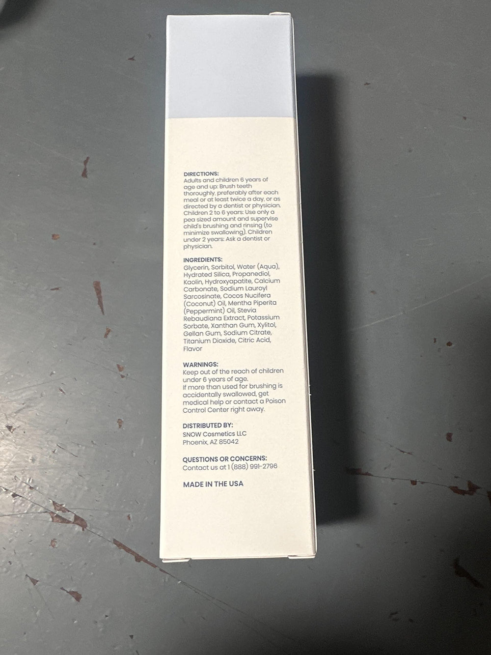 Adult toothpaste with gluten-free formula
