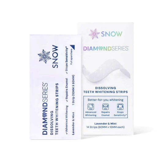Snow DiamondSeries Whitening Strips 14 CT packaging