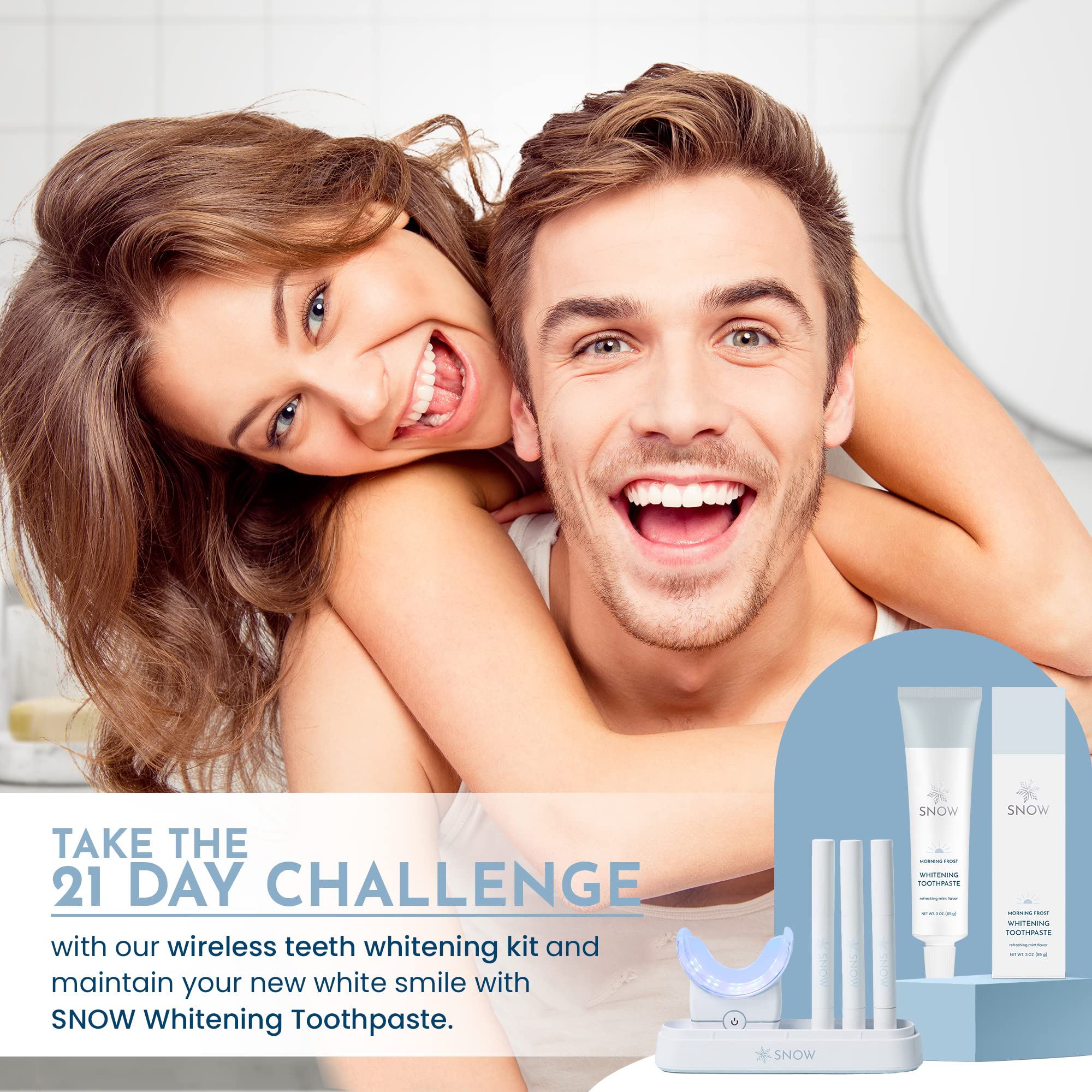 Packaging of Snow Nanohydroxyapatite toothpaste