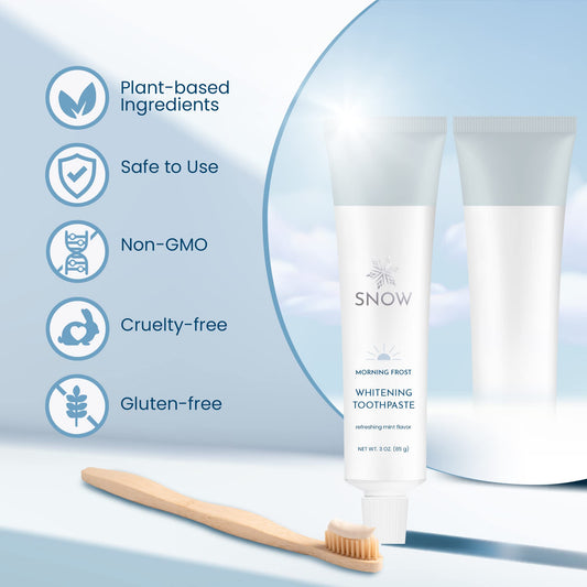 Whitening toothpaste featuring nano hydroxyapatite