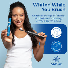 Boost whitening when added to toothpaste