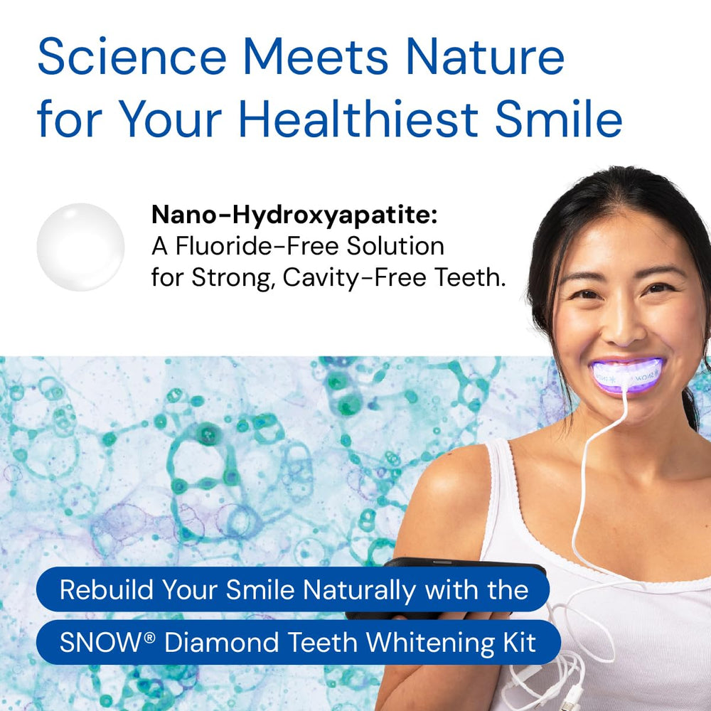 Shade guide included with Snow whitening kit