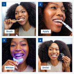 Travel-friendly Snow whitening kit with case
