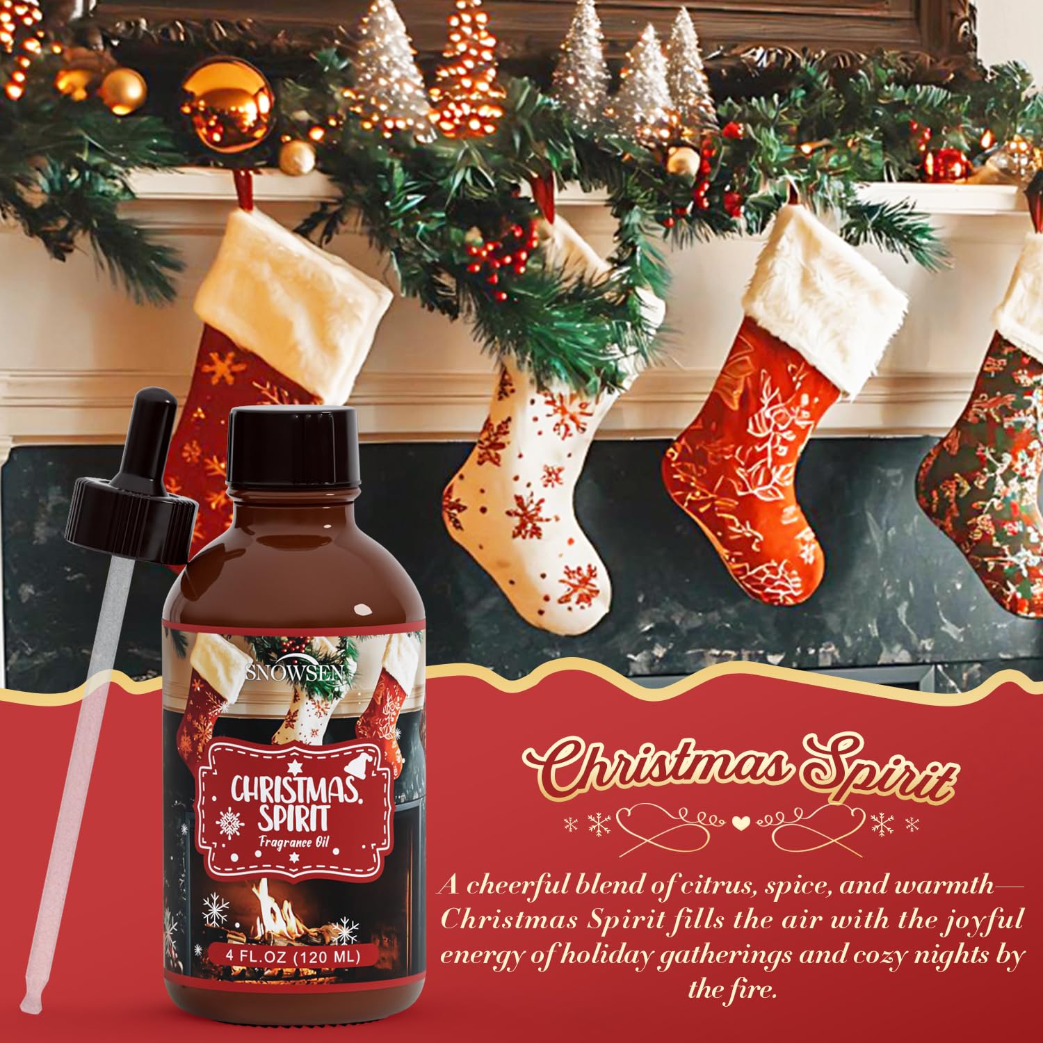 Diffuser with Christmas Spirit essential oil