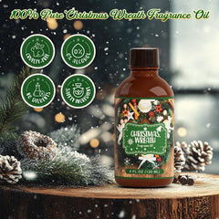 Soap making with SNOWSEN Christmas Wreath fragrance oil