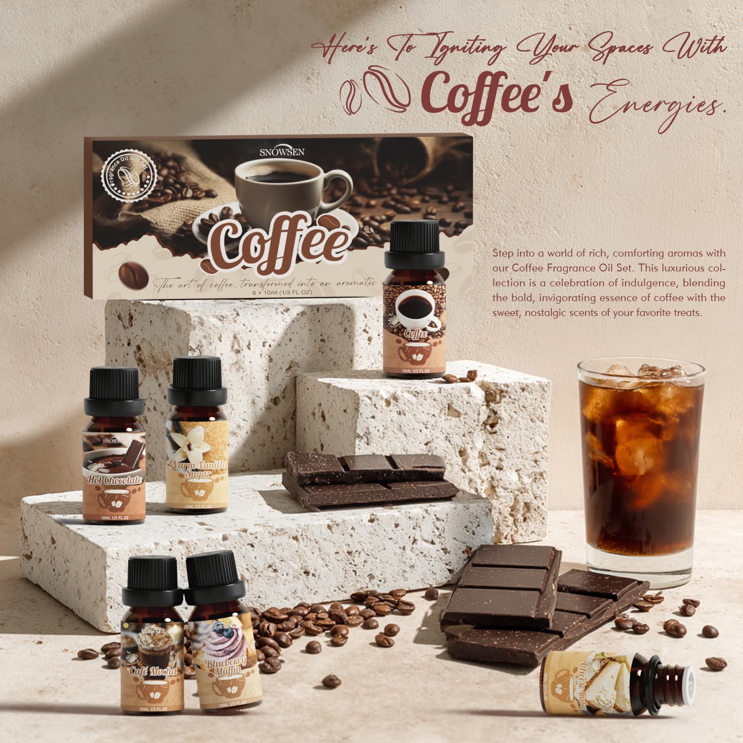 Hot Chocolate scented 10ml oil bottle