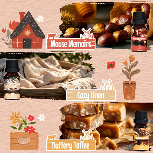 Snowsen diffuser oil set: Buttery Toffee scent