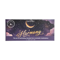 Box with six amber dropper bottles of the Harmony Set