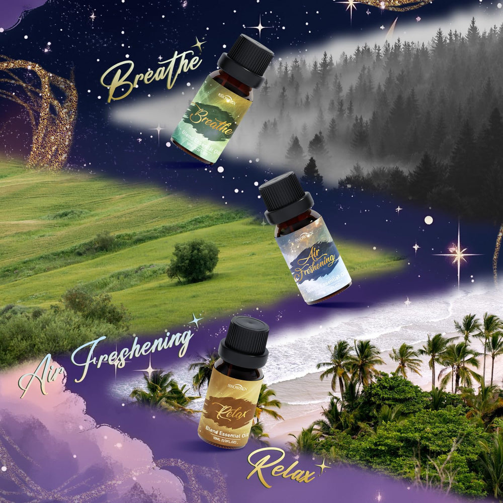 Relax essential oil blend bottle