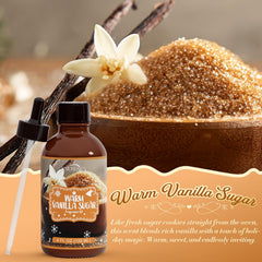 Diffuser emitting warm vanilla sugar aroma using SNOWSEN essential oil