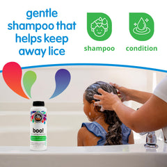 SO COZY Boo! tea tree oil – soothing scent and natural lice deterrence.