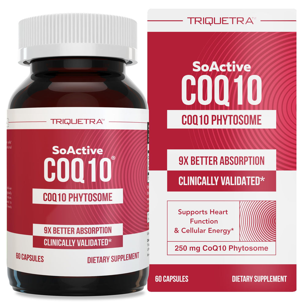 SoActive CoQ10 250 mg bottle with 60 capsules
