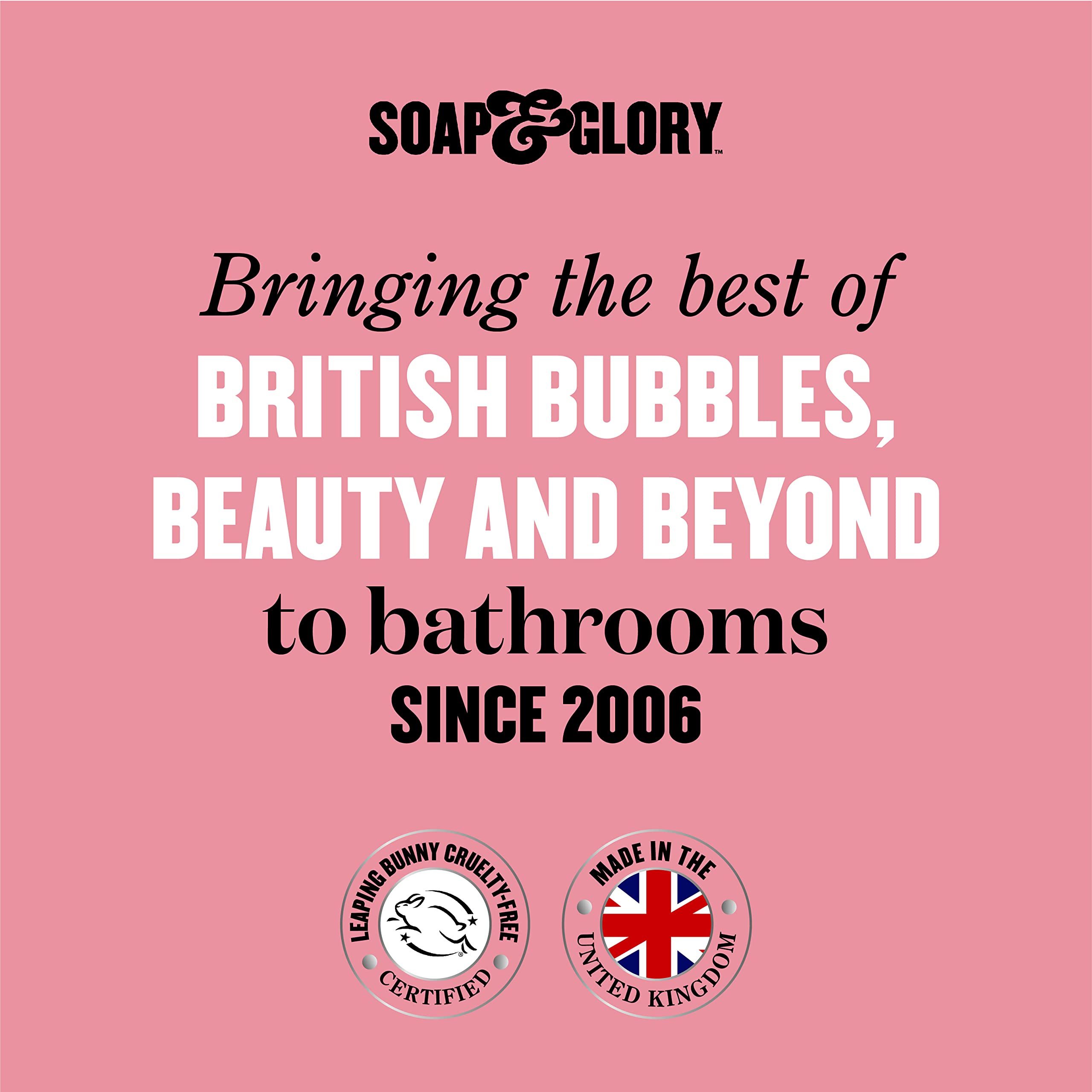 Soap & Glory Parch Enemy shelf display promotes a simple self-care ritual