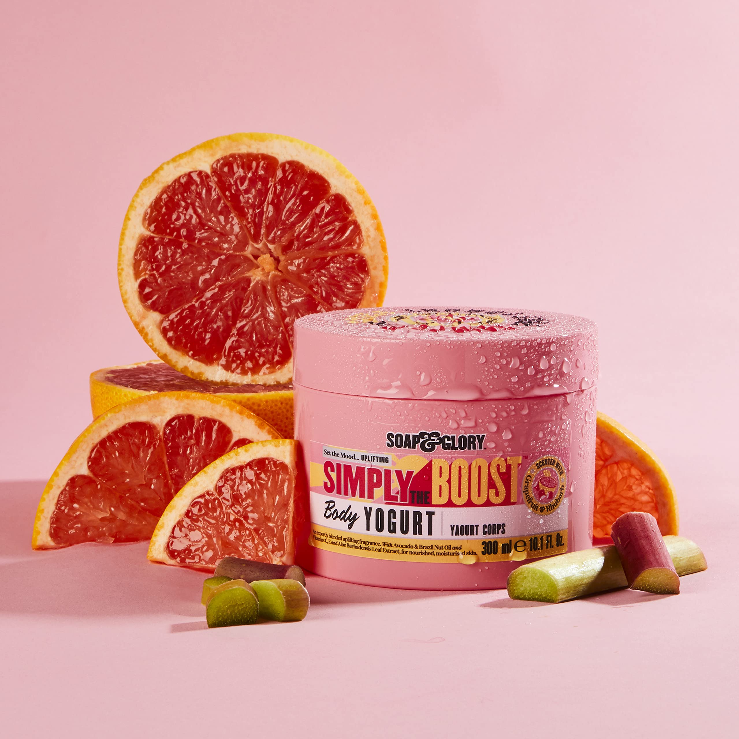 Soap & Glory Simply The Boost citrus fragrance conveying mood-boosting aroma
