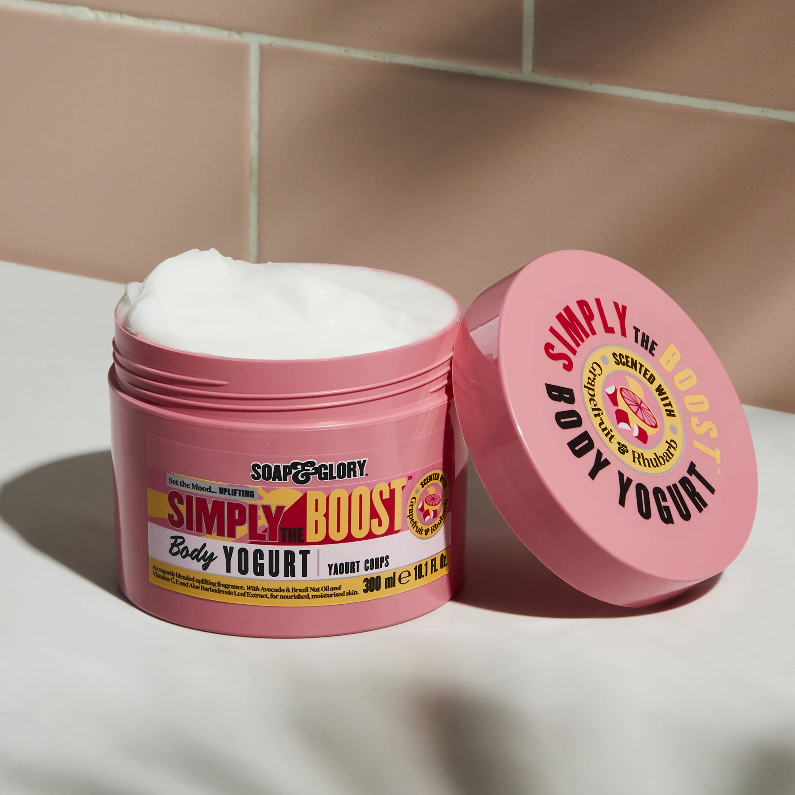 Soap & Glory Simply The Boost texture closeup highlighting quick absorption
