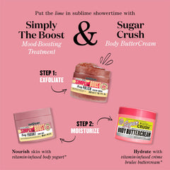 Soap & Glory Simply The Boost vitamins C and E scene signals skin nourishment