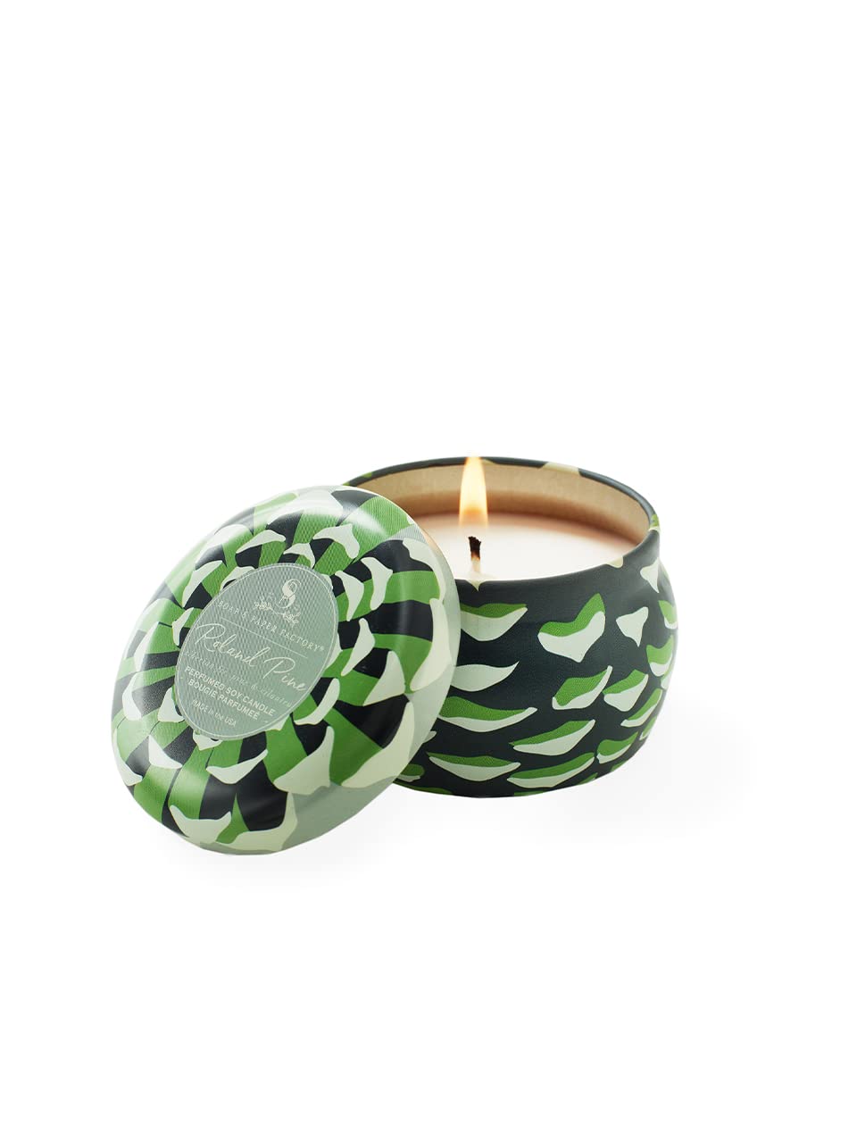 Soap & Paper Factory Roland Pine 3oz candle tin