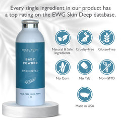 SoCal Suds & Company arrowroot focused application showing natural moisture control