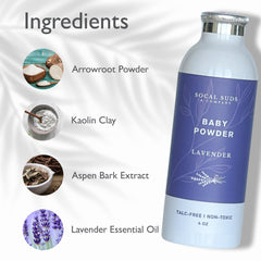 Kaolin clay appearance demonstrates silky softness that helps skin feel dry and comfortable.