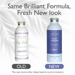 Lavender scent swirl on powder snowfall evokes calming routine.