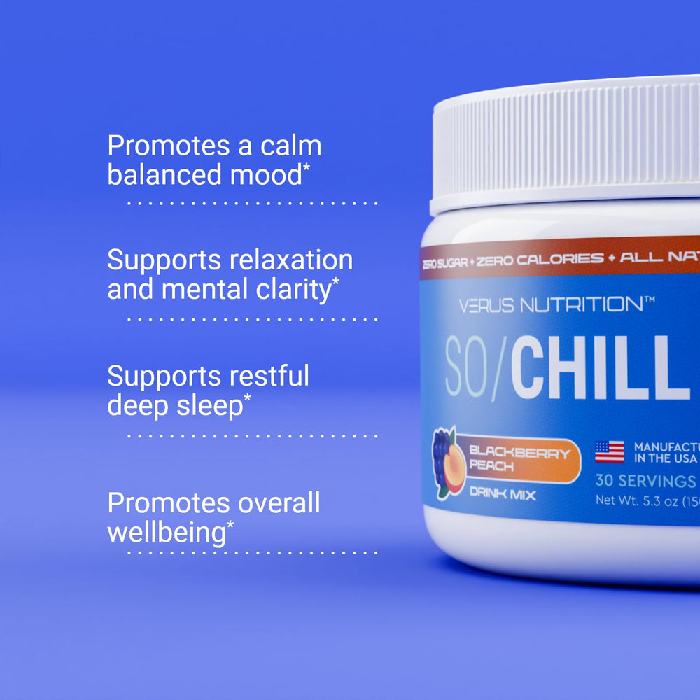 SoChill sleep support with magnesium glycinate and L-theanine