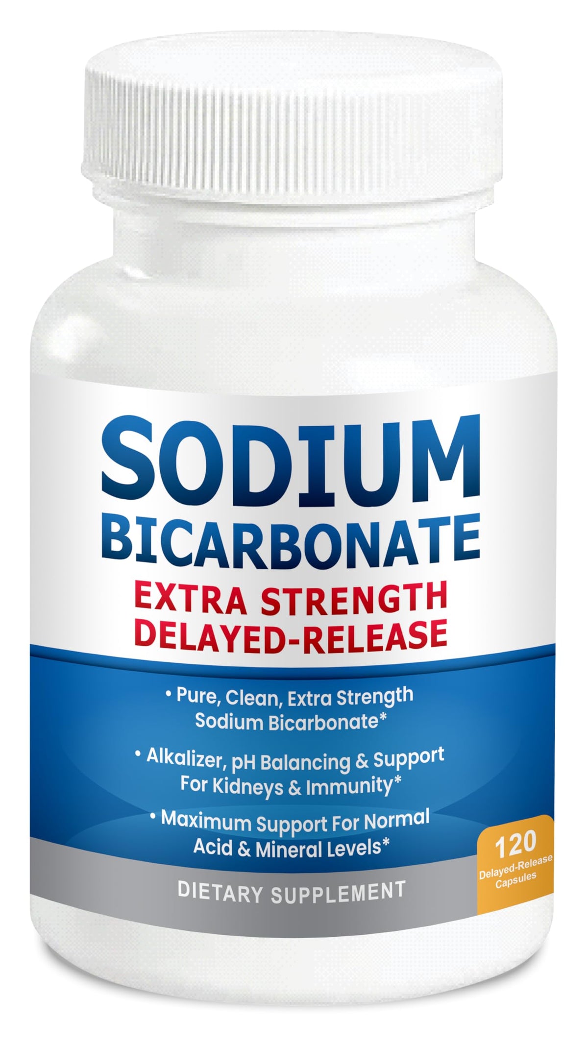 Sodium Bicarbonate Capsules 1300mg Organic Use – delayed-release, aluminum-free
