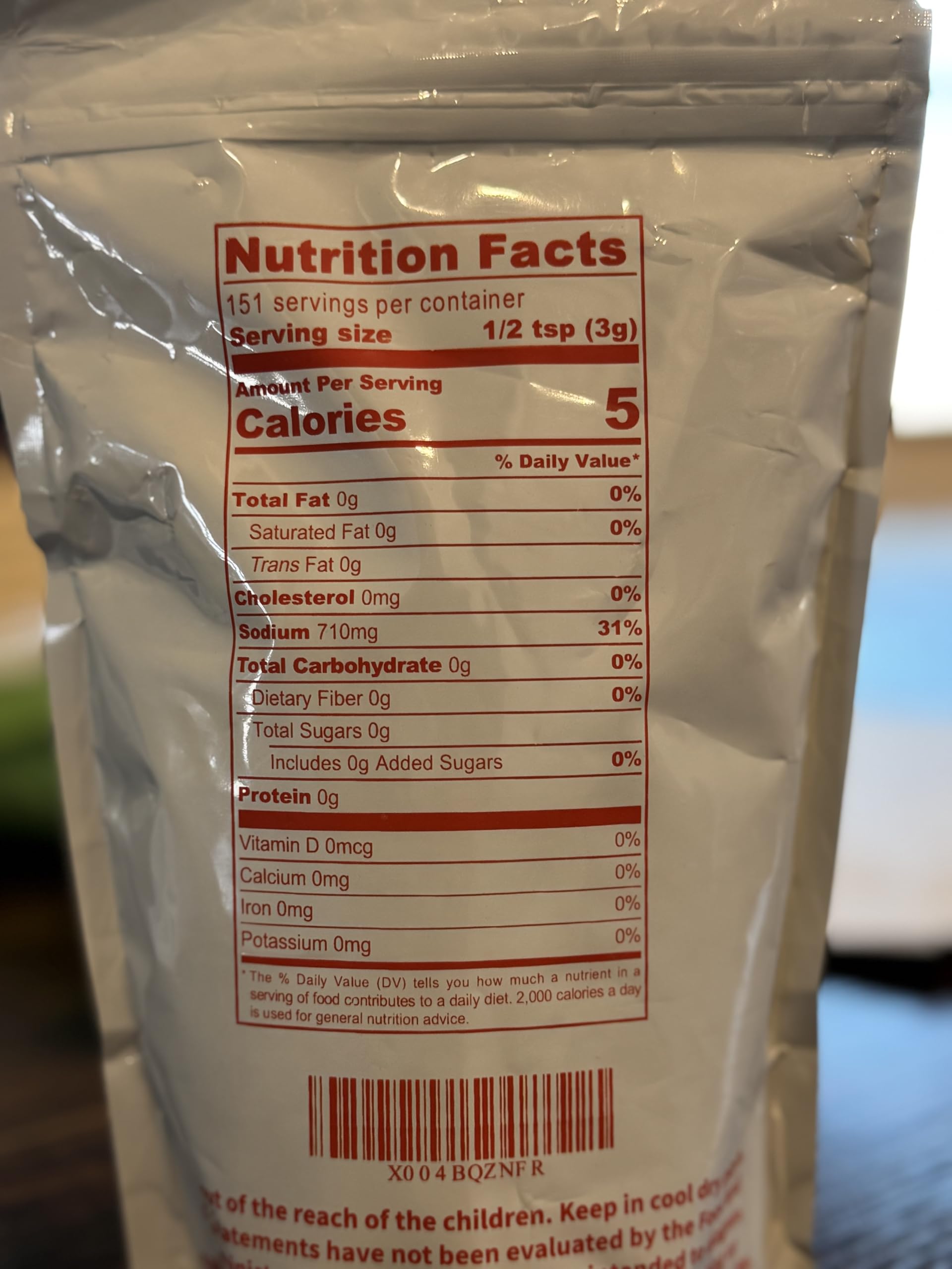 Sodium citrate powder packaging 16 oz / 1 lb bag