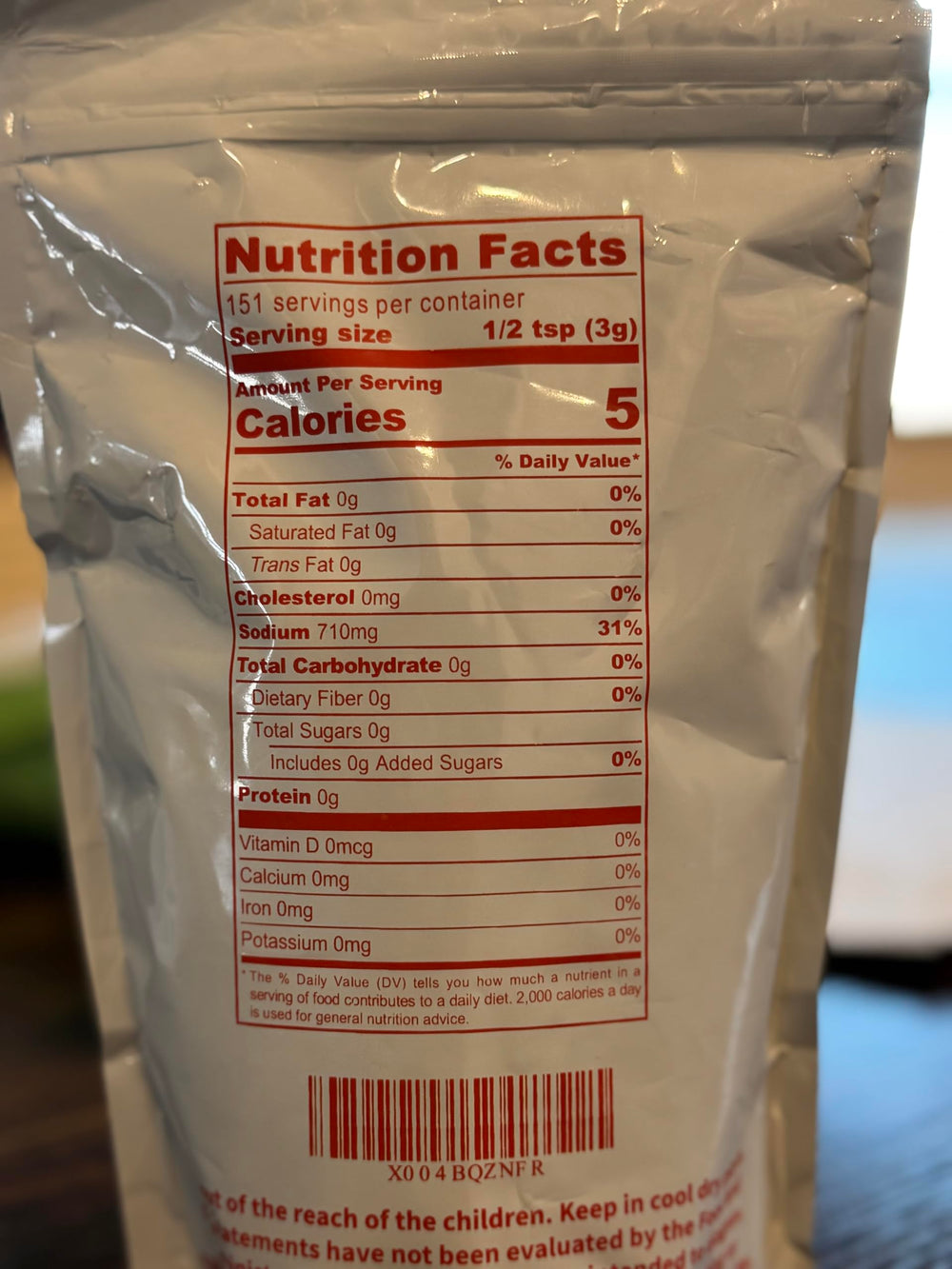 Sodium citrate powder packaging 16 oz / 1 lb bag