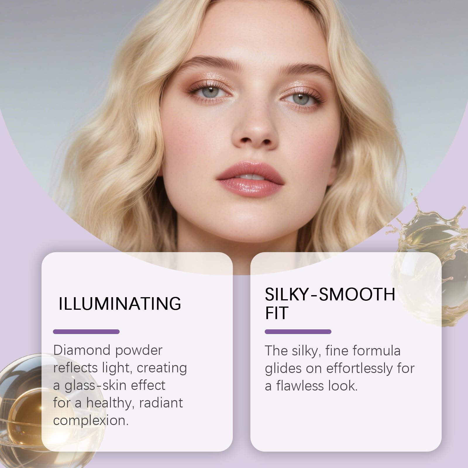 Soelegant Eye and Cheek Palette offers silky blend for seamless application.