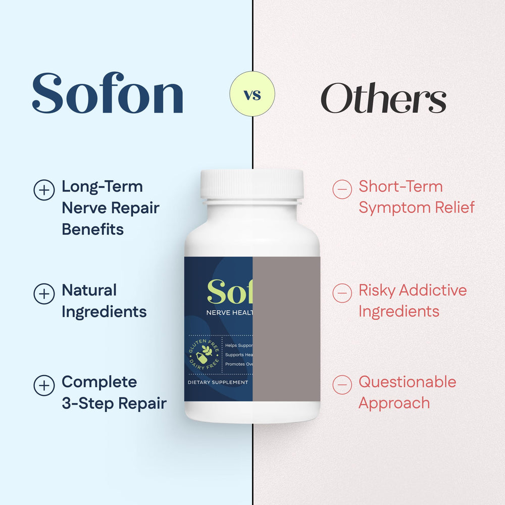 Lifestyle shot illustrating comfortable movement with Sofon Nerve Support