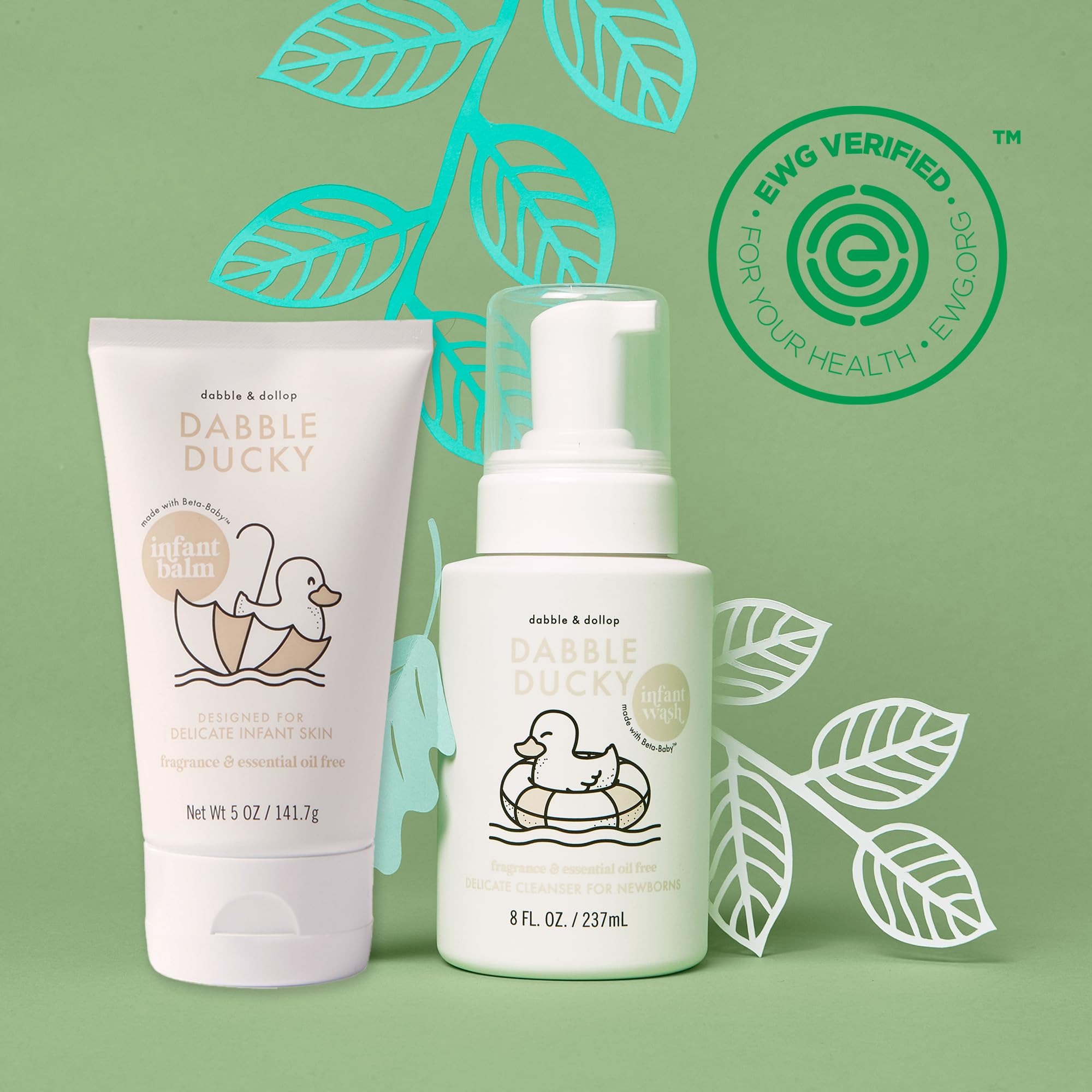 Close-up of soft, hydrating baby lotion on skin.