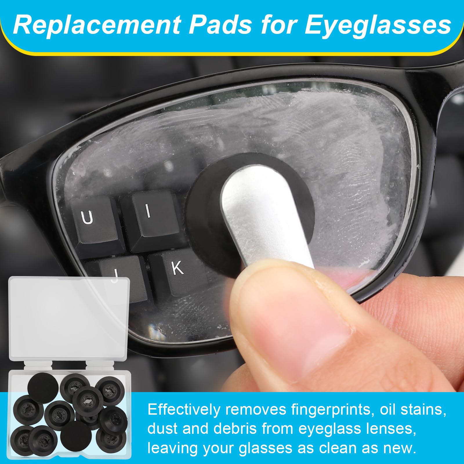 Pads made of soft leather and plastic material