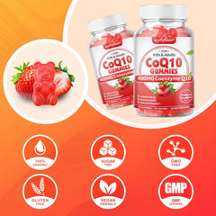Strawberry-flavored CoQ10 Gummies – product image