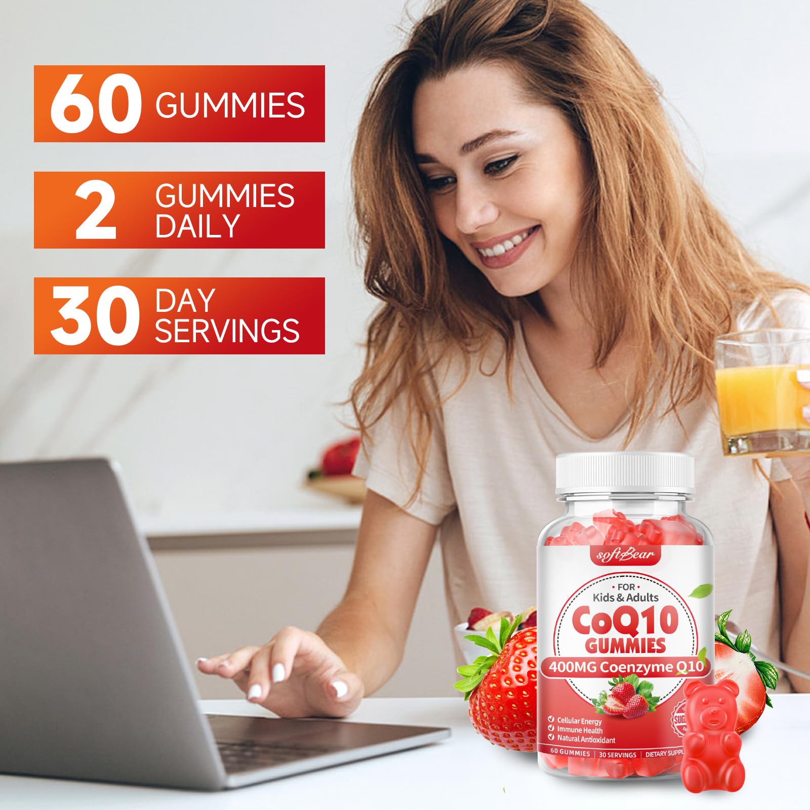 Magnesium content in Softbear CoQ10 Gummies