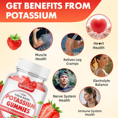 Usage instructions showing daily intake of two gummies