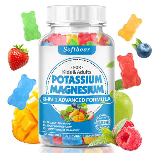 Hero image of softbear Potassium Gummies bottle for adults