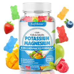 Hero image of softbear Potassium Gummies bottle for adults