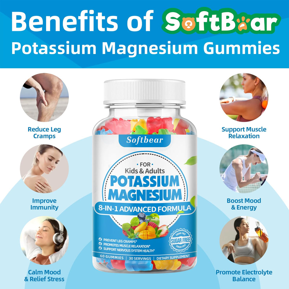 SoftBear gummies in mixed fruit flavor