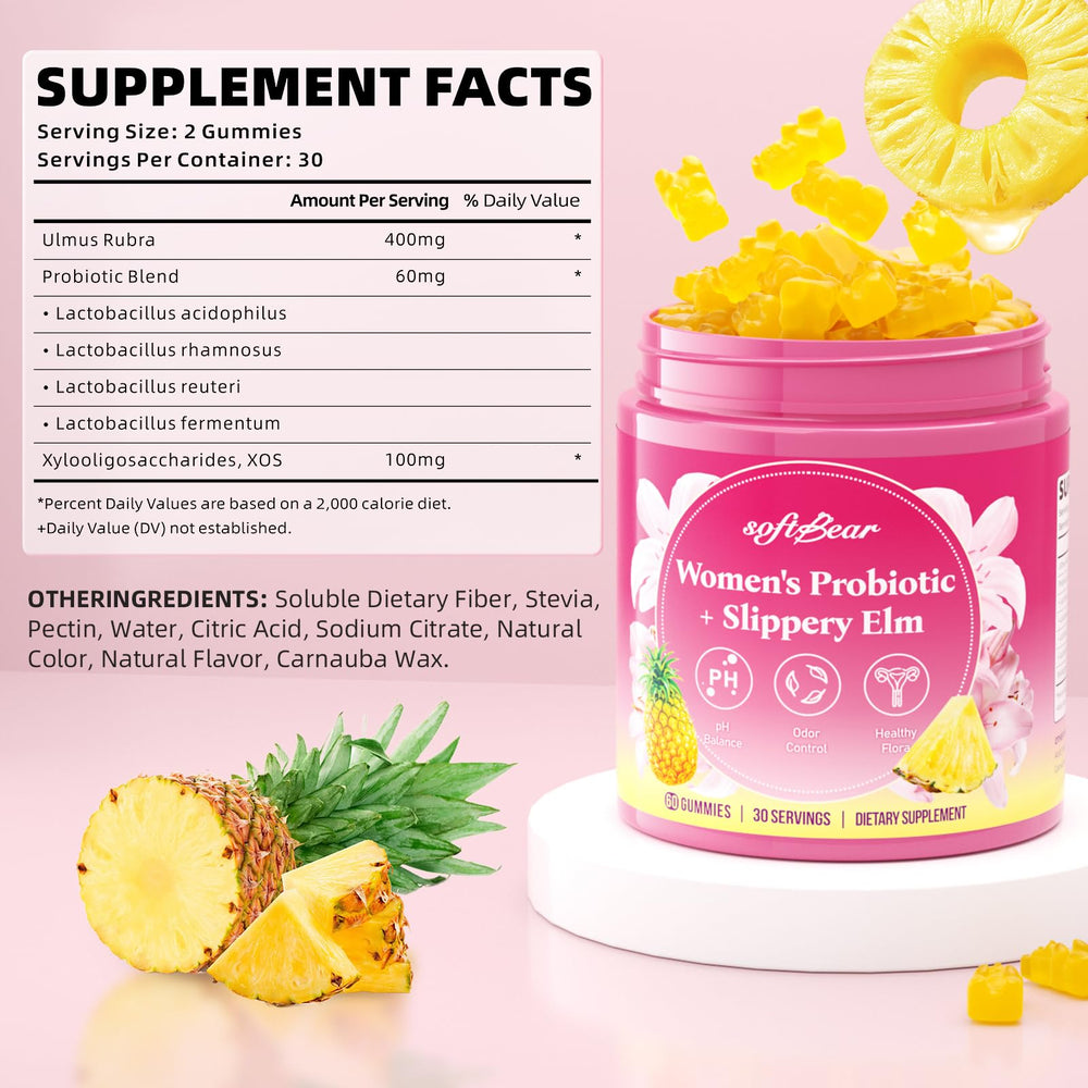 Close-up of pineapple flavored gummies